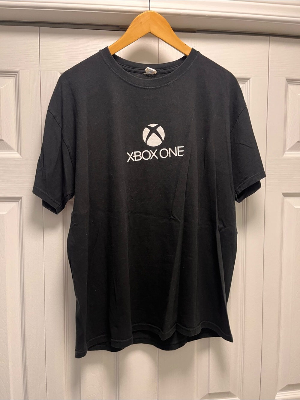 2013 Xbox One Black Logo T-Shirt - promotional Tee